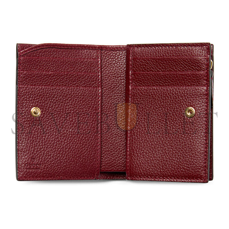 Gvc*1 bi-color gg marmont small wallet ‎841360 (11.5*8.5*3cm)